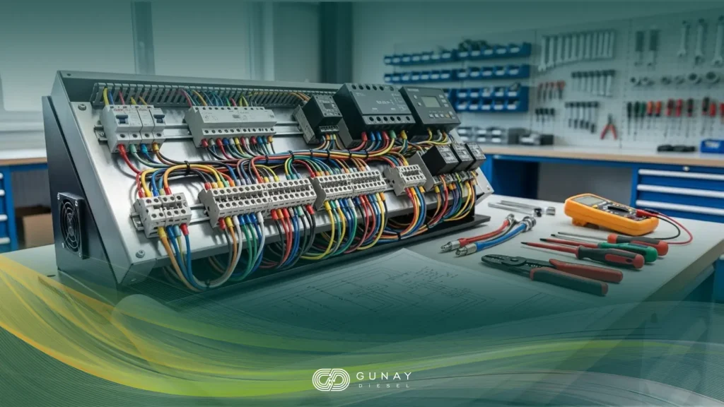 آموزش نصب و نقشه سیم کشی برد کنترل دیزل ژنراتور