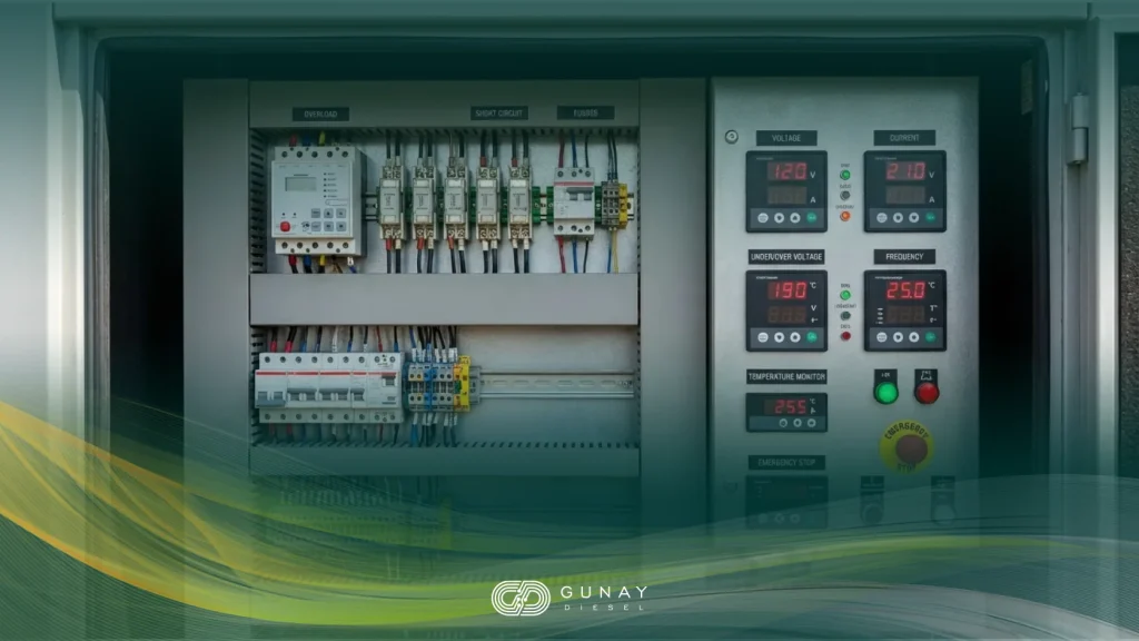 وظایف و پارامترهای حفاظتی برد کنترل ژنراتور