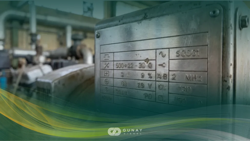 معنی اصطلاحات و علائم اختصاری روی پلاک ژنراتور