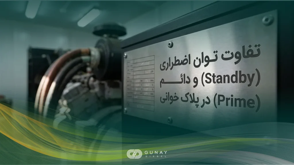تفاوت توان اضطراری (Standby) و دائم (Prime) در پلاک خوانی