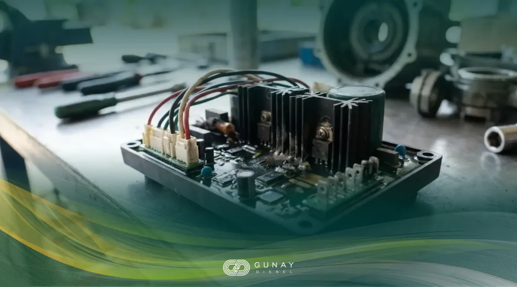 علائم خرابی و دلایل سوختن AVR ژنراتور